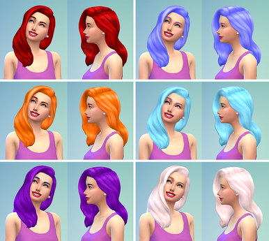 More hair colors in The Sims 4! - The Sims 4 Fanpage